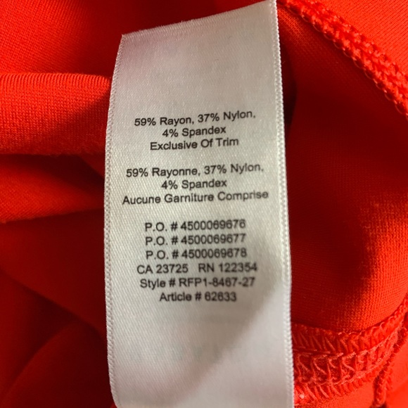 Red Aritzia bodycon dress size 6 - Picture 11 of 11